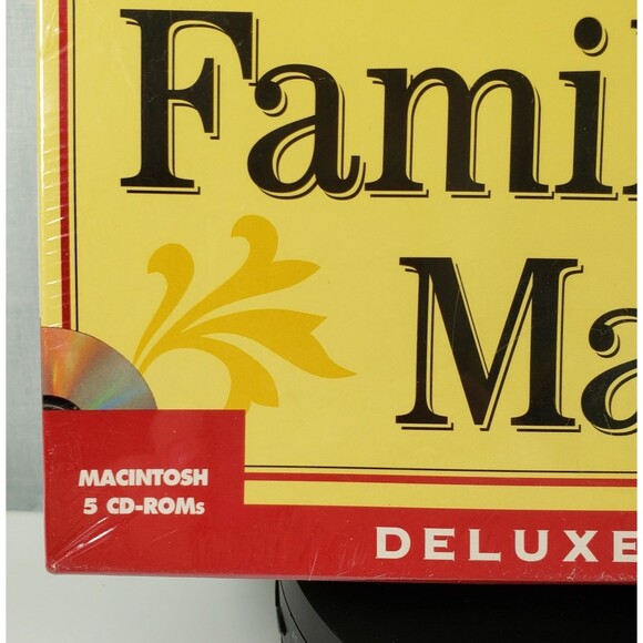 Vintage Windows Original Family Tree Maker 1996 Deluxe Edition II NEW Sealed - Picture 4 of 16